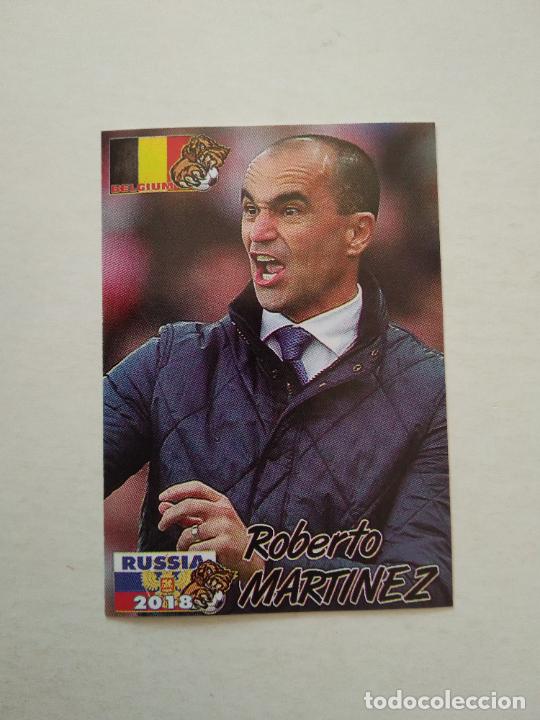 Cromos de Futebol: 349 ROBERTO MARTINEZ B&Eacute;LGICA STICKER CROMO FUTBOL MUNDIAL 2018 WORLD CUP COLECCI&Oacute;N SCHOOL SHOP
