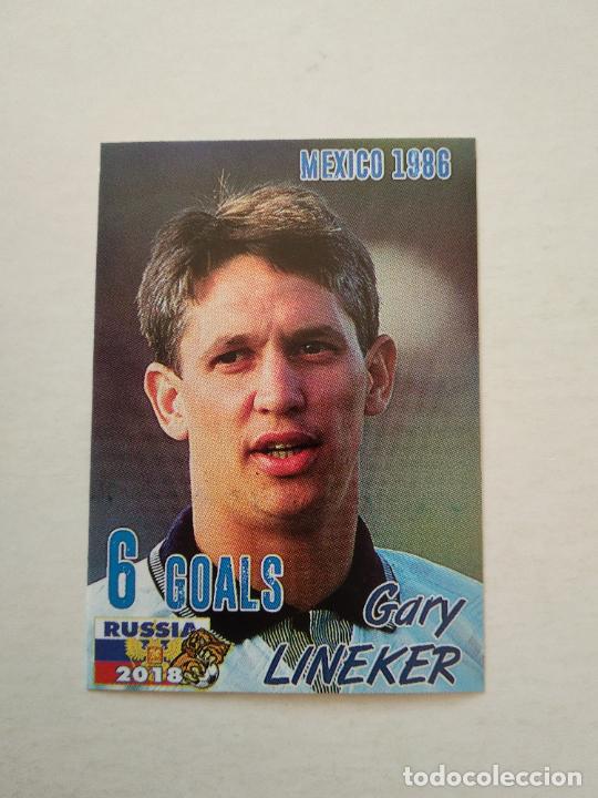 Cromos de F&uacute;tbol: 484 GARY LINEKER M&Aacute;XIMO GOLEADOR WORLD CUP M&Eacute;XICO 1986 CROMO FUTBOL MUNDIAL 2018 SCHOOL SHOP