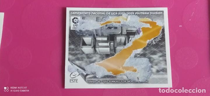 Cromos de f&uacute;tbol: PE&Ntilde;A VALLADOLID ESTE 02 03 2002 2003 - Foto 2