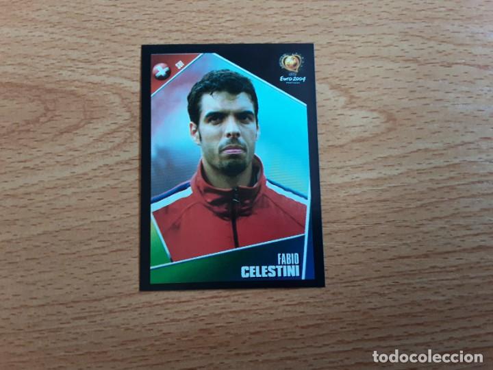 Cromos de f&uacute;tbol: CROMO FUTBOL EURO 2004 EDITORIAL PANINI 146.CELESTINI-SUIZA-NUNCA PEGADO