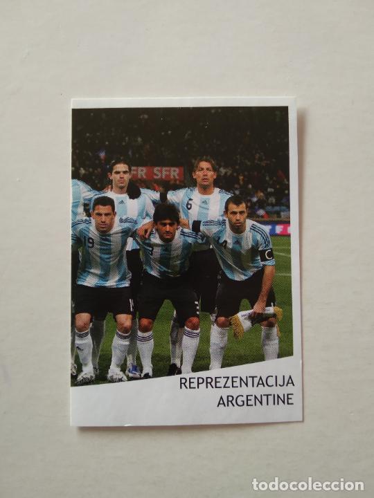 Figurine di Calcio: 105 EQUIPO SELECCI&Oacute;N ARGENTINA CROMO FUTBOL MUNDIAL 2010 WORLD CUP EDITORIAL AS SPORT SVETSKO