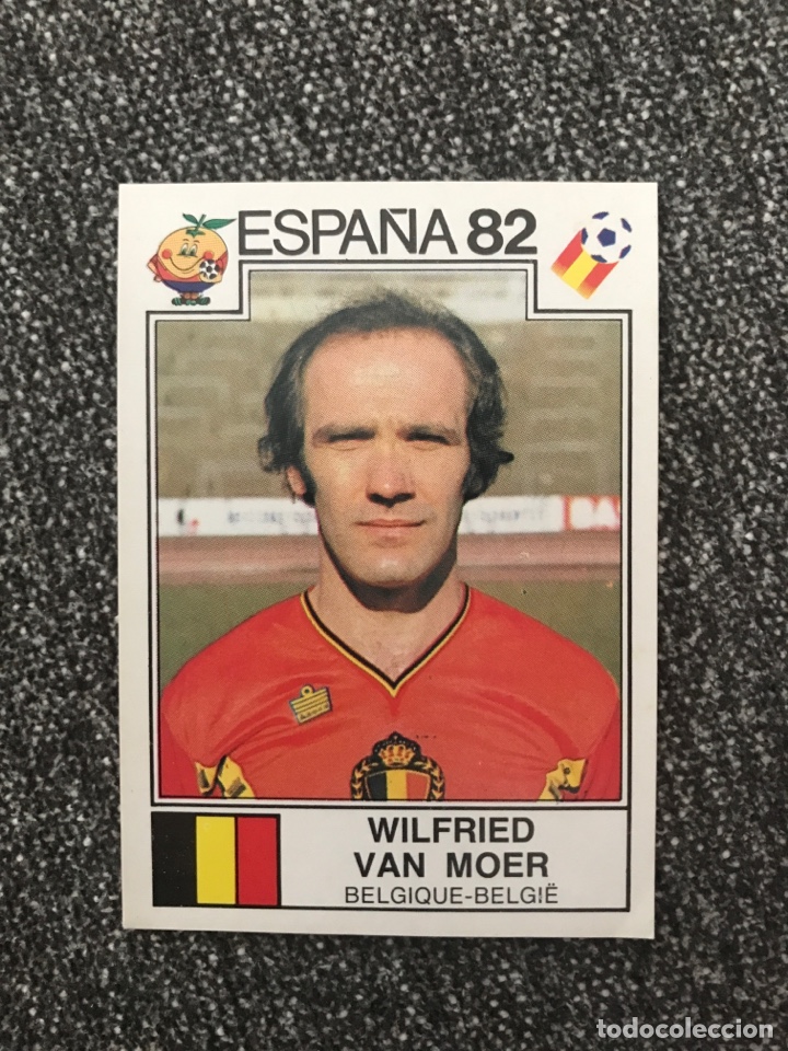 Cromos de F&uacute;tbol: Cromo panini mundial Espa&ntilde;a 82 n&uacute;mero 210 Van Moer - Sticker album World cup Spain 1982