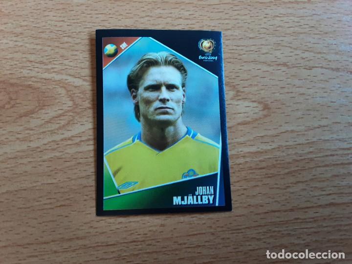 Fu&szlig;ball-Sticker: CROMO FUTBOL EURO 2004 EDITORIAL PANINI 186.MJALLBY-SUECIA-NUNCA PEGADO