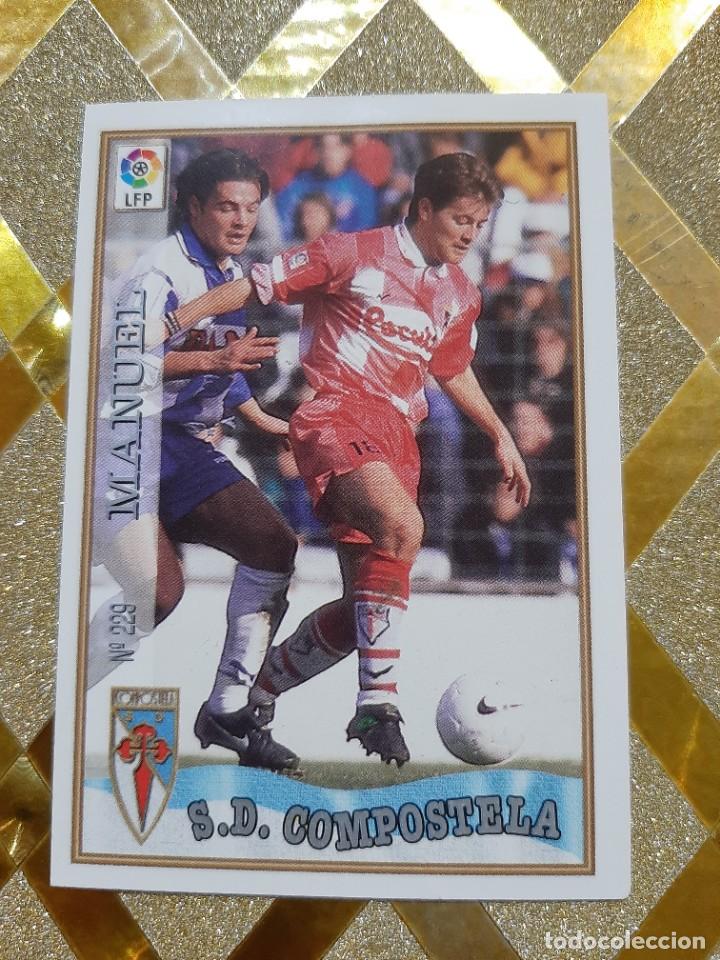 Figurine di Calcio: CROMO DE FUTBOL NUMERO 229 MANUEL COMPOSTELA LAS FICHAS DE LA LIGA 97 - 98 !