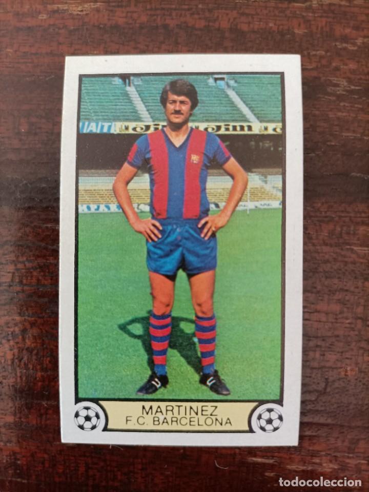 Figurine di Calcio: Cromo Mart&iacute;nez Barcelona liga este 1979 1980 79 80
