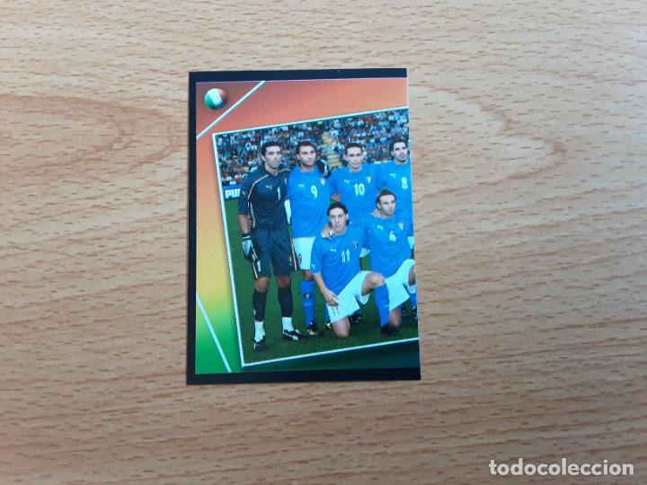 Fu&szlig;ball-Sticker: CROMO FUTBOL EURO 2004 EDITORIAL PANINI 219.ALINEACION PARTE 1-ITALIA-NUNCA PEGADO