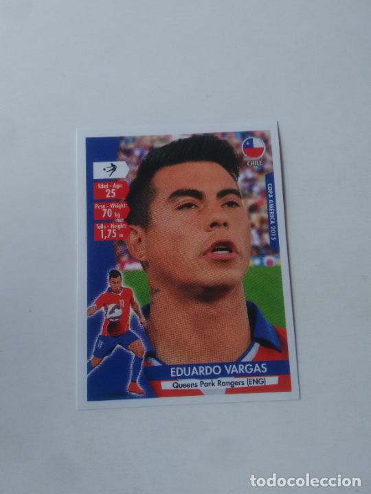 Cromos de Futebol: 40 EDUARDO VARGAS SELECCI&Oacute;N CHILE STICKER CROMO FUTBOL COPA AM&Eacute;RICA 2015 NAVARRETE CAPRI