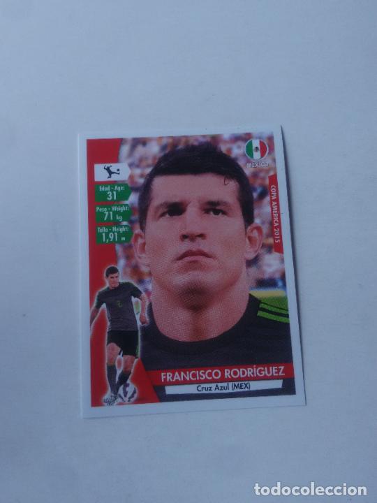 Figurine di Calcio: 46 FRANCISCO RODR&Iacute;GUEZ SELECCI&Oacute;N M&Eacute;XICO STICKER CROMO FUTBOL COPA AM&Eacute;RICA 2015 NAVARRETE CAPRI