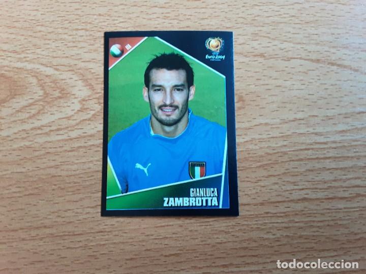 Fu&szlig;ball-Sticker: CROMO FUTBOL EURO 2004 EDITORIAL PANINI 228.ZAMBROTTA-ITALIA-NUNCA PEGADO