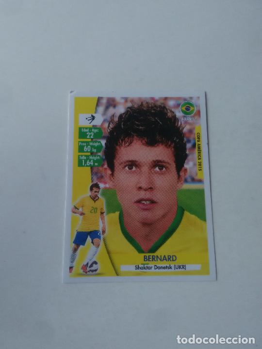 Cromos de F&uacute;tbol: 199 BERNARD SELECCI&Oacute;N BRASIL STICKER CROMO FUTBOL COPA AM&Eacute;RICA 2015 NAVARRETE CAPRI