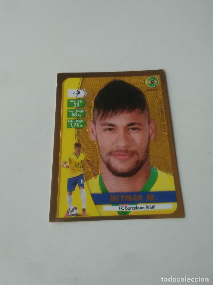 Figurine di Calcio: 202 NEYMAR SELECCI&Oacute;N BRASIL STICKER CROMO FUTBOL COPA AM&Eacute;RICA 2015 NAVARRETE CAPRI