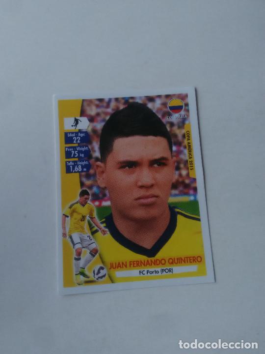 Cromos de Futebol: 214 JUAN QUINTERO SELECCI&Oacute;N COLOMBIA STICKER CROMO FUTBOL COPA AM&Eacute;RICA 2015 NAVARRETE CAPRI