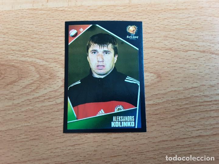 Cromos de Futebol: CROMO FUTBOL EURO 2004 EDITORIAL PANINI 255.KOLINKO-LETONIA-NUNCA PEGADO