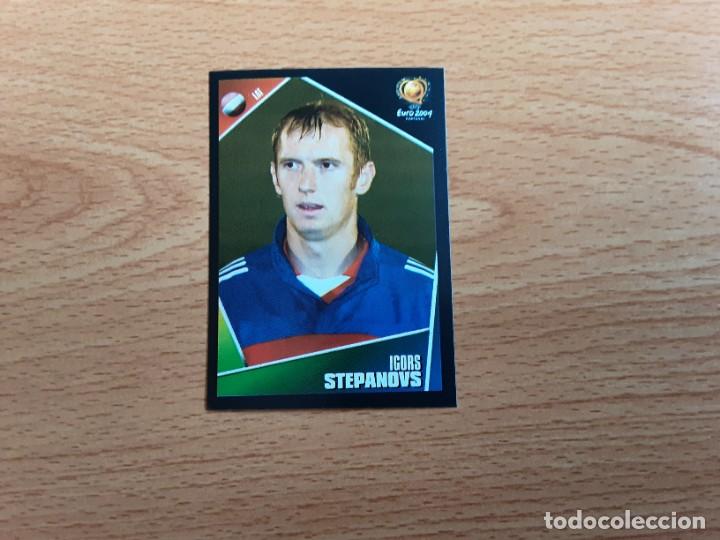 Fu&szlig;ball-Sticker: CROMO FUTBOL EURO 2004 EDITORIAL PANINI 260.STEPANOVS-LETONIA-NUNCA PEGADO