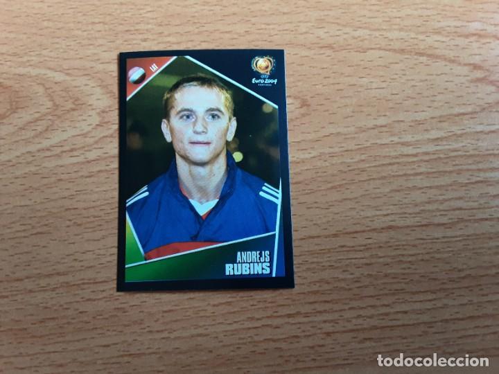 Cromos de f&uacute;tbol: CROMO FUTBOL EURO 2004 EDITORIAL PANINI 265.RUBINS-LETONIA-NUNCA PEGADO