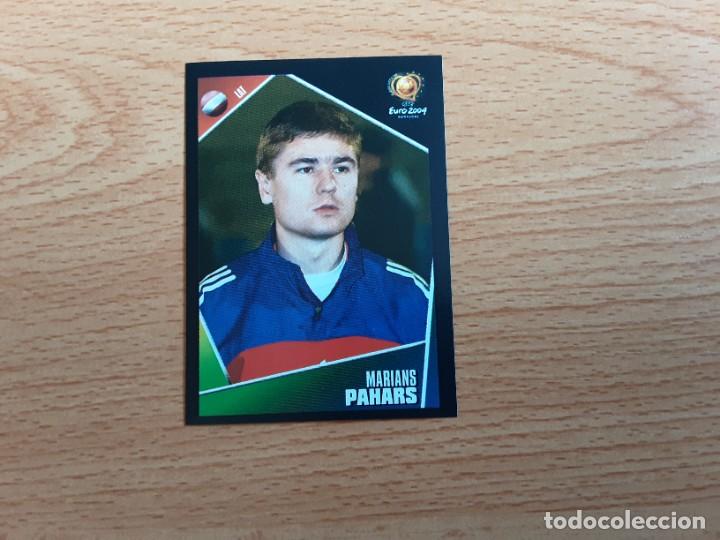 Cartes &agrave; collectionner de Football: CROMO FUTBOL EURO 2004 EDITORIAL PANINI 266.PAHARS-LETONIA-NUNCA PEGADO