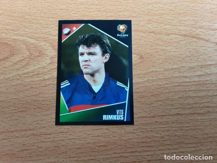 Cartes &agrave; collectionner de Football: CROMO FUTBOL EURO 2004 EDITORIAL PANINI 268.RIMKUS-LETONIA-NUNCA PEGADO