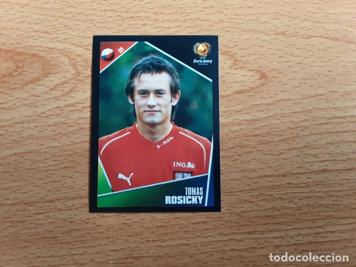 Cromos de f&uacute;tbol: CROMO FUTBOL EURO 2004 EDITORIAL PANINI 284.ROSICKY-REPUBLICA CHECA-NUNCA PEGADO