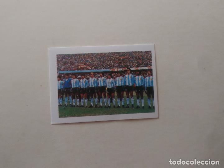Cromos de f&uacute;tbol: 13 EQUIPO SELECCI&Oacute;N ARGENTINA MARADONA CROMO STICKER FUTBOL MUNDIAL 1986 WORLD CUP NAVARRETE