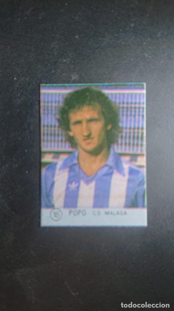 Cromos de Futebol: SELECCI&Oacute;N F&Uacute;TBOL LIGA ESPA&Ntilde;OLA POPO 16 LIGA 83 M&Aacute;LAGA MATEO MIRETE NUNCA PEGADO
