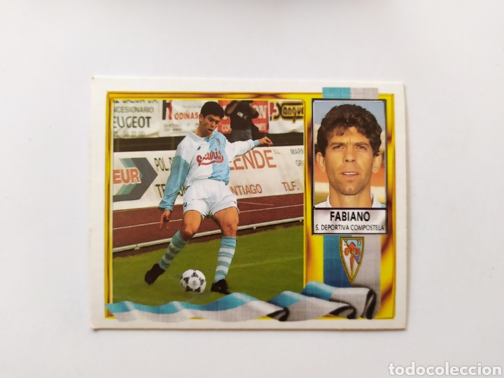 Fu&szlig;ball-Sticker: Liga este 1995 1996 95 96 Fabiano Compostela sin pegar