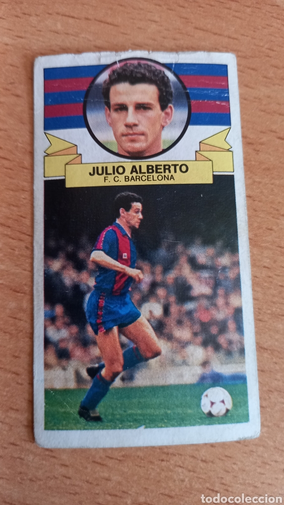 Fu&szlig;ball-Sticker: Julio Alberto Barcelona liga 1985 1986 85 86 ediciones este