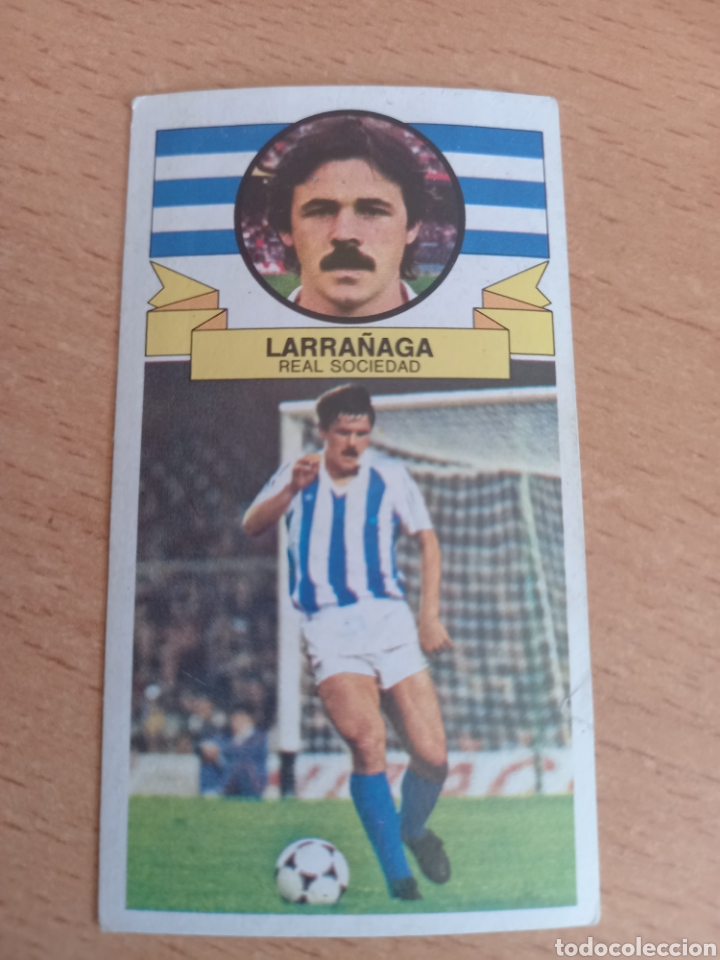 Figurine di Calcio: Larra&ntilde;aga Real Sociedad liga 1985 1986 85 86 ediciones este