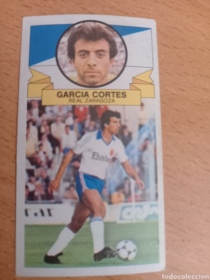 Cromos de F&uacute;tbol: Garc&iacute;a Cortes Real Zaragoza liga 1985 1986 85 86 ediciones este