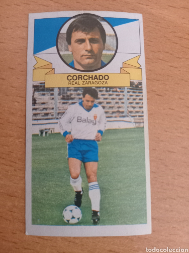 Figurine di Calcio: Corchado Real Zaragoza liga 1985 1986 85 86 ediciones este