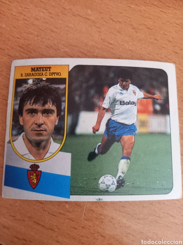 Figurine di Calcio: Mateut Real Zaragoza liga 1991 1992 91 92 ediciones este