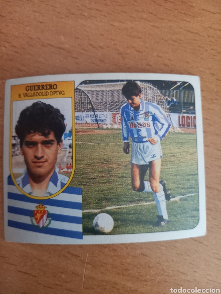 Football Stickers: Guerrero fichaje 6 Real Valladolid liga 1991 1992 91 92 ediciones este