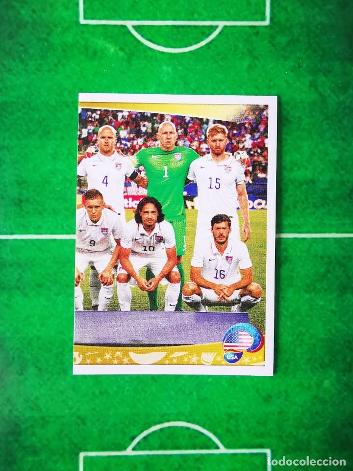 Cromos de F&uacute;tbol: CROMO FUTBOL 16 SIN PEGAR PANINI COPA AMERICA CENTENARIO USA 2016 EEUU 16 ALINEACION