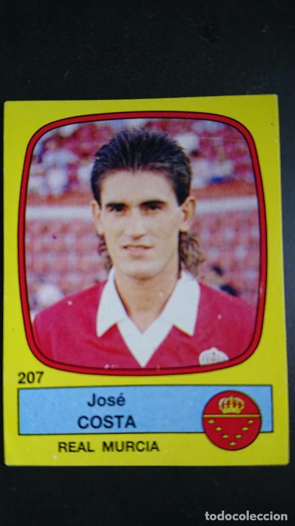 Cromos de Futebol: CROMO COSTA 207 MURCIA F&Uacute;TBOL 89 LIGA 88 89 TEMP 1988 1989 PANINI NUNCA PEGADO