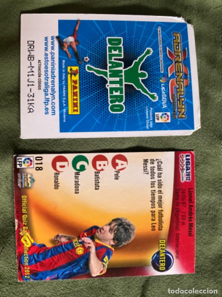 Cromos de f&uacute;tbol: LOTE TRADING CARDS MESSI 2012 2014 - Foto 2