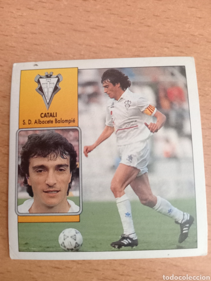 Fu&szlig;ball-Sticker: Catali Albacete liga 1992 1993 92 93 ediciones este