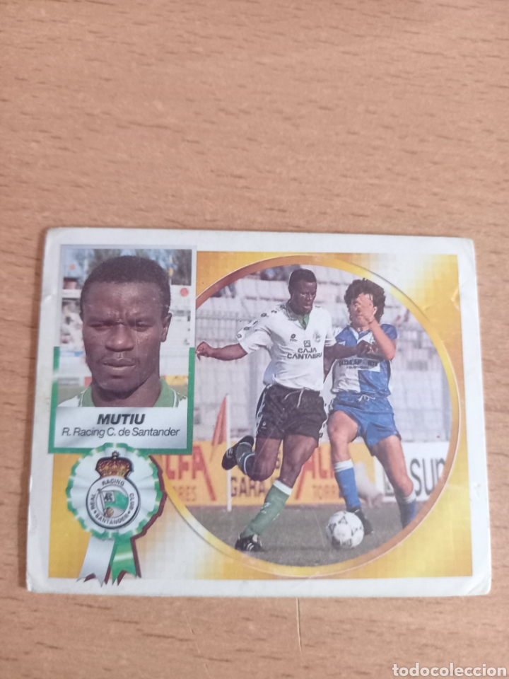 Fu&szlig;ball-Sticker: Mutiu Racing de Santander liga 1994 1995 94 95 ediciones este