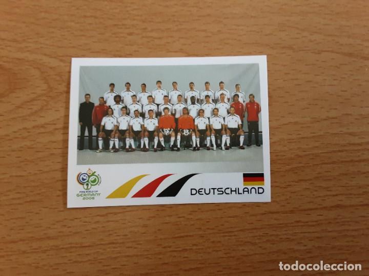 Football Stickers: CROMO FUTBOL MUNDIAL 2006 EDITORIAL PANINI 17.ALINEACION-ALEMANIA-NUNCA PEGADO