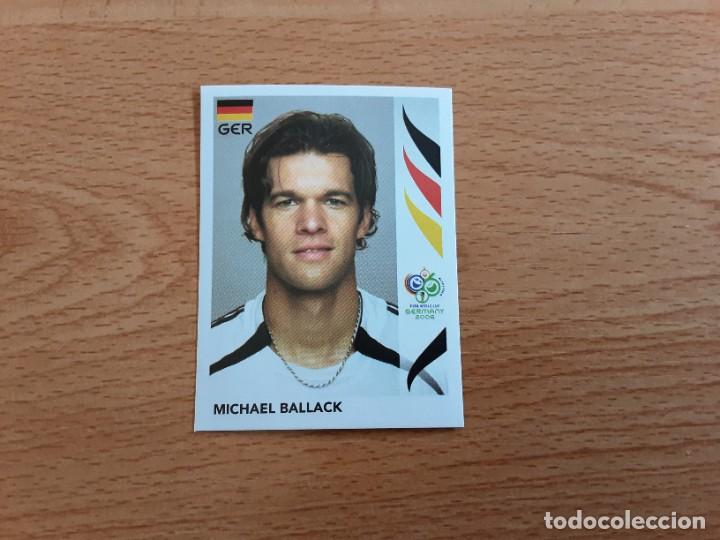 Cromos de F&uacute;tbol: CROMO FUTBOL MUNDIAL 2006 EDITORIAL PANINI 25.BALLACK-ALEMANIA-NUNCA PEGADO