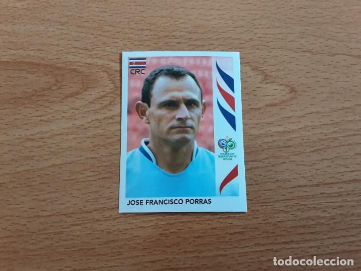 Cromos de F&uacute;tbol: CROMO FUTBOL MUNDIAL 2006 EDITORIAL PANINI 38.PORRAS-COSTA RICA-NUNCA PEGADO