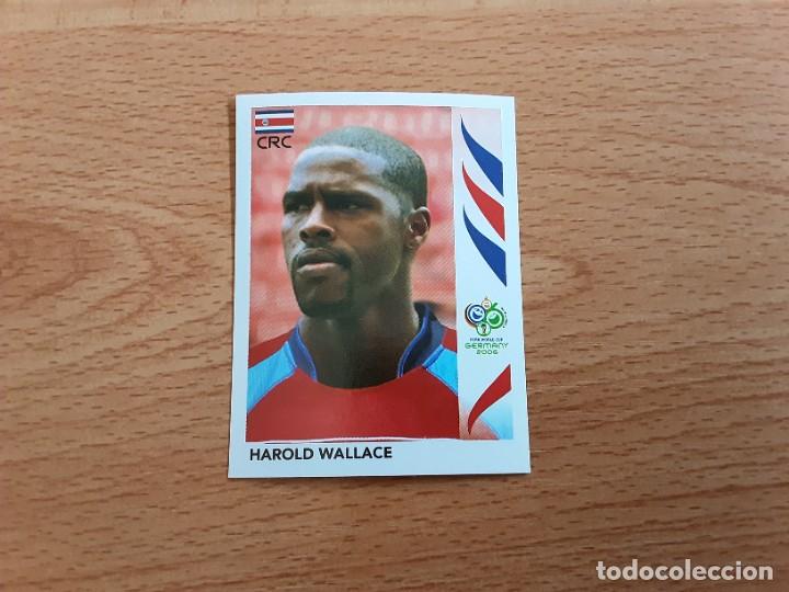 Cromos de F&uacute;tbol: CROMO FUTBOL MUNDIAL 2006 EDITORIAL PANINI 44.WALLACE-COSTA RICA-NUNCA PEGADO