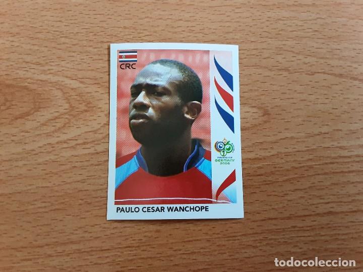 Football Stickers: CROMO FUTBOL MUNDIAL 2006 EDITORIAL PANINI 53.WANCHOPE-COSTA RICA-NUNCA PEGADO