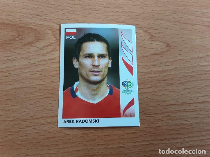 Cromos de f&uacute;tbol: CROMO FUTBOL MUNDIAL 2006 EDITORIAL PANINI 66.RADOMSKI-POLONIA-NUNCA PEGADO