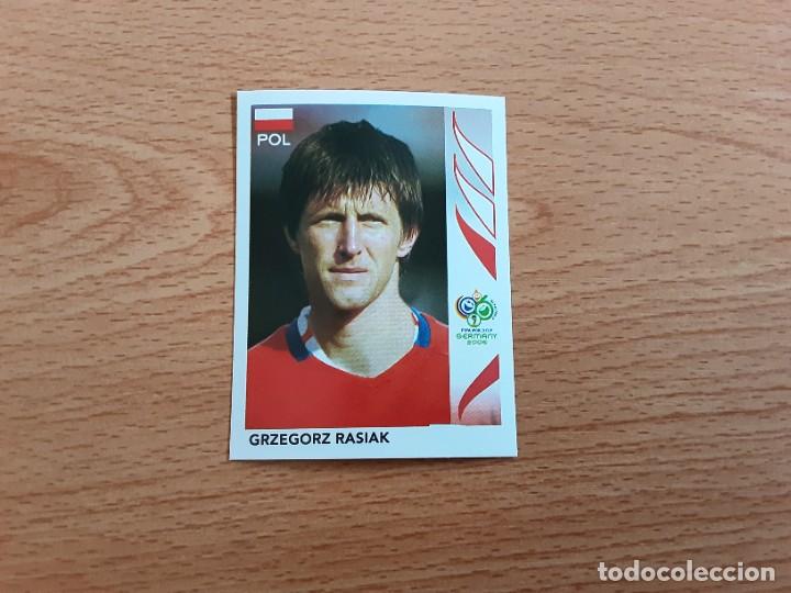 Cromos de F&uacute;tbol: CROMO FUTBOL MUNDIAL 2006 EDITORIAL PANINI 71.RASIAK-POLONIA-NUNCA PEGADO