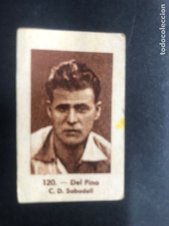 Cartes &agrave; collectionner de Football: CROMO FUTBOL NUNCA PEGADO AZAFRAN CARMENCITA 1943-44 SERIE D 120 DEL PINO C.D SABADELL