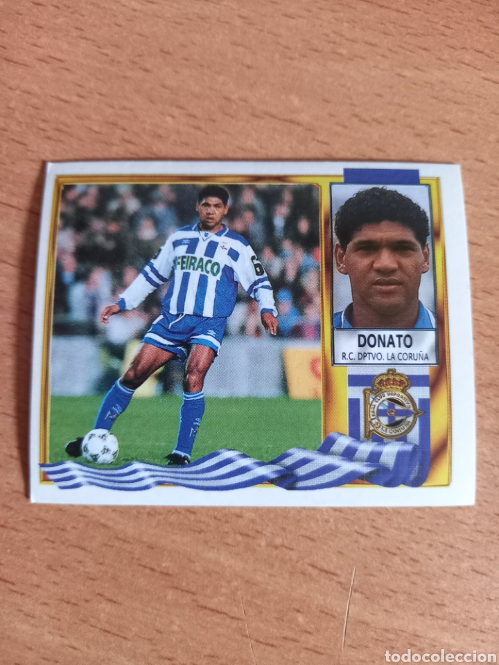 Cromos de Futebol: Donato Deportivo de la Coru&ntilde;a liga 1995 1996 95 96 ediciones este