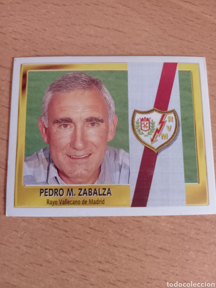 Cromos de F&uacute;tbol: Pedro Mari Zabalza baja Rayo Vallecano liga 1995 1996 95 96 ediciones este