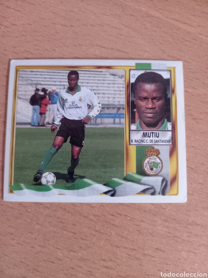 Cromos de Futebol: Mutiu Racing de Santander liga 1995 1996 95 96 ediciones este