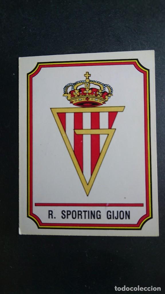 Figurine di Calcio: CROMO ESCUDO SPORTING DE GIJON F&Uacute;TBOL 89 LIGA 88 89 TEMP 1988 1989 PANINI NUNCA PEGADO