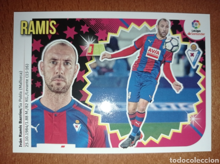 Cromos de f&uacute;tbol: Ramis n&deg;5 liga este 18/19 Eibar - Foto 1