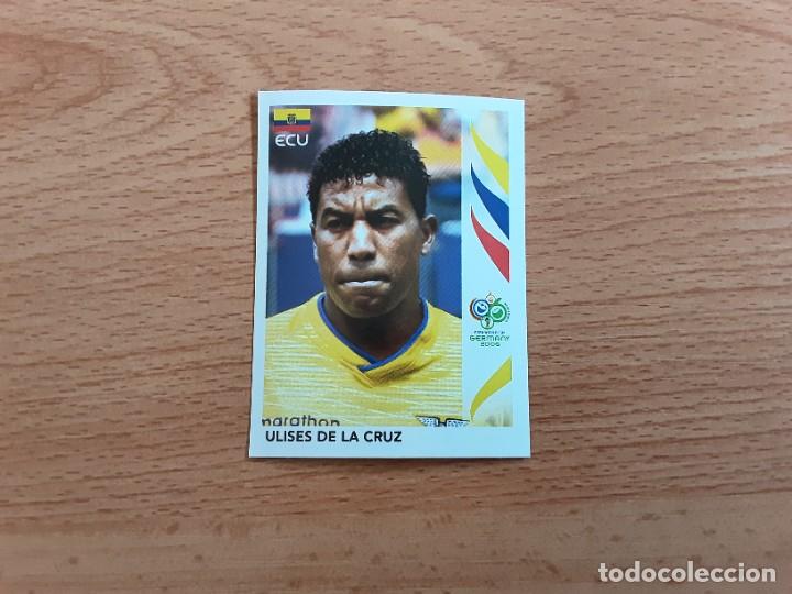 Cromos de f&uacute;tbol: CROMO FUTBOL MUNDIAL 2006 EDITORIAL PANINI 79.DE LA CRUZ-ECUADOR-NUNCA PEGADO